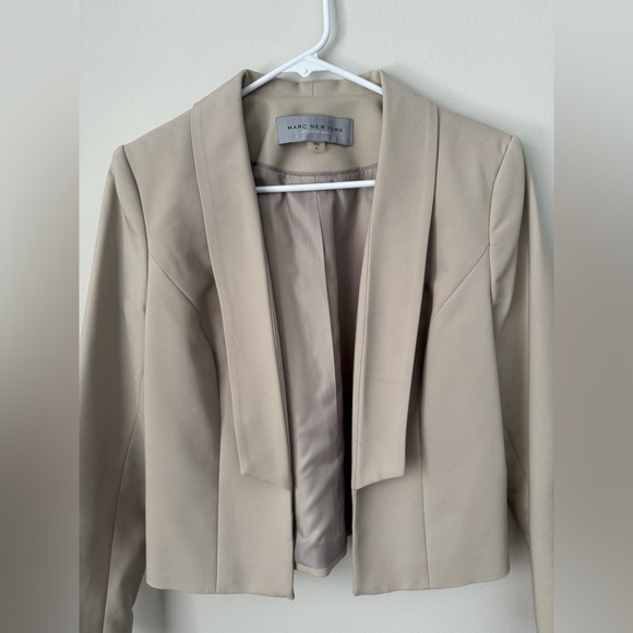 Cream Jacket Blouzer NEW YORK Career Size 8 - Picture 5 of 7